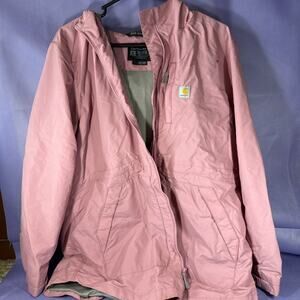 Carhartt Coat Women’s Rain Defender® Relaxed Fit Lightweight OC4221-W Sz XL